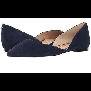 Sam Edelman Rodney d'Orsay Flat Navy Size 8.5